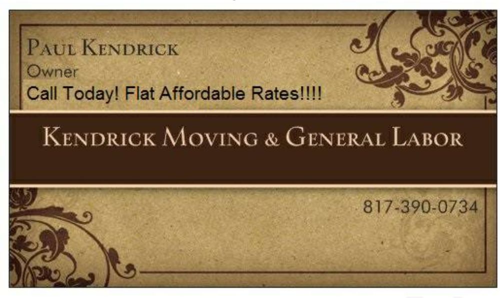 Photo of Kendrick Moving & General Labor