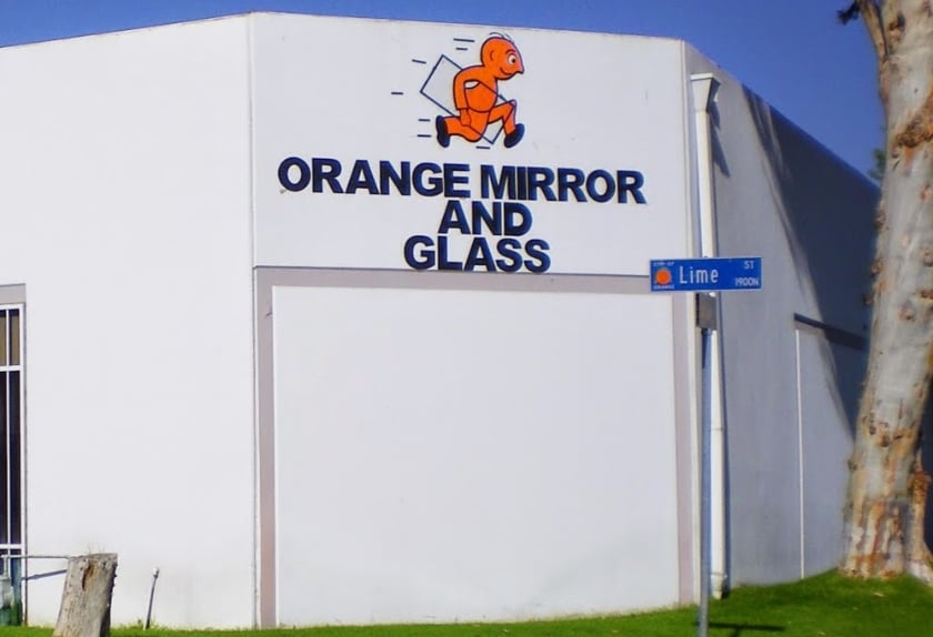 Photo of Orange Mirror And Glass