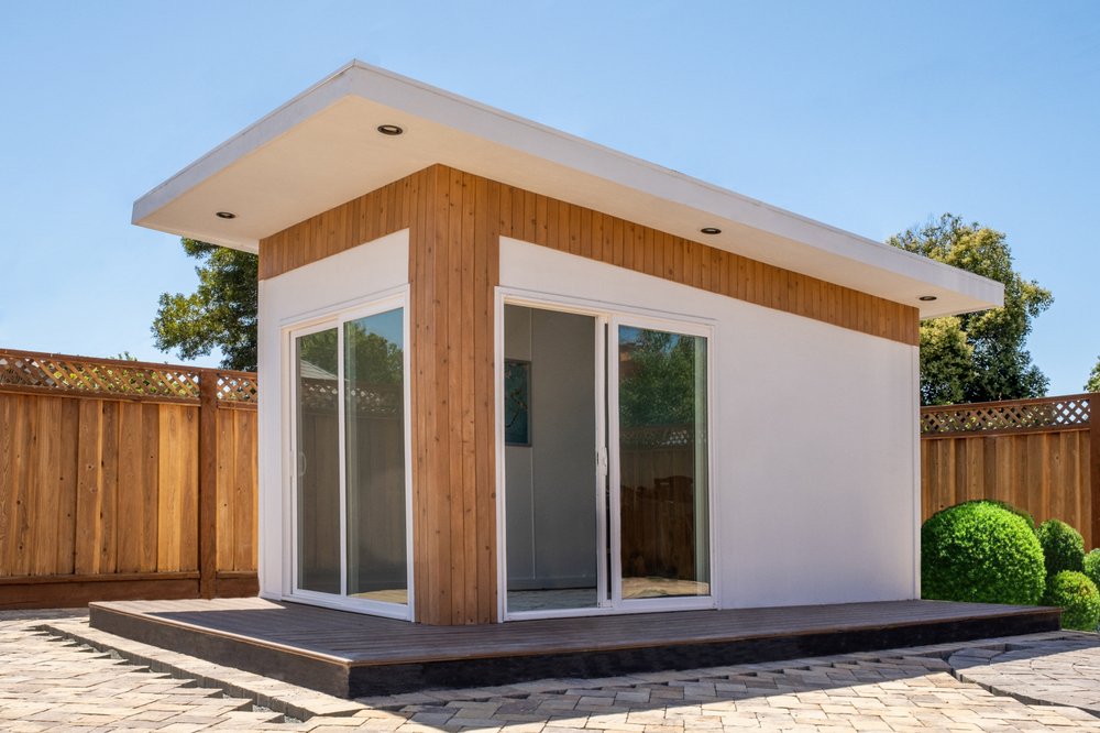 Photo of Modern Backyard Studios and Decks