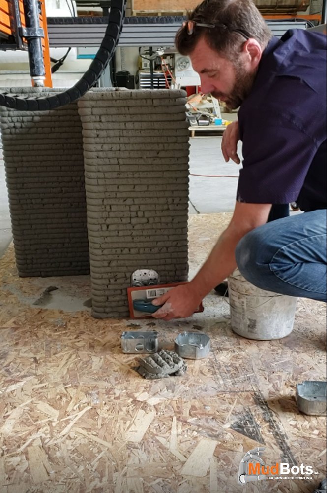 Photo of MudBots 3D Concrete Printing