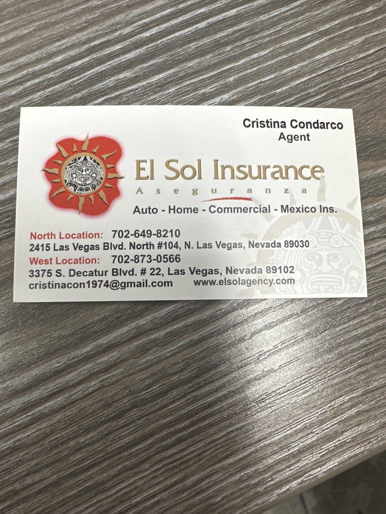 Photo of El Sol Insurance