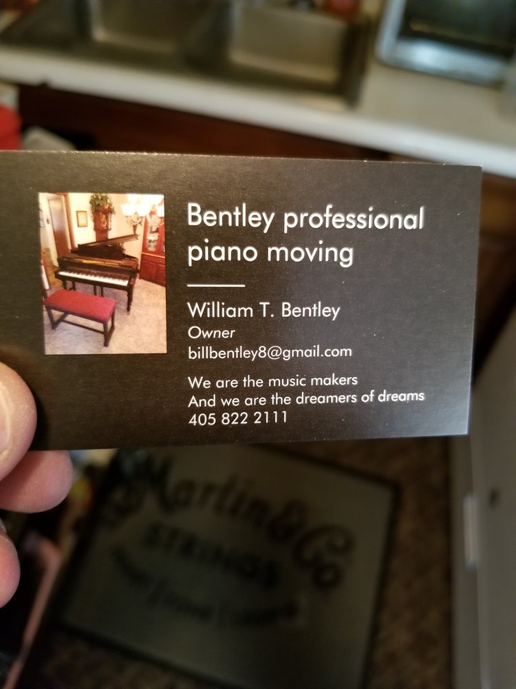 Photo of Bentley professional piano moving