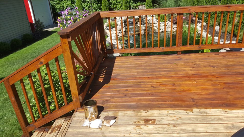 Photo of Garys deck cleaning