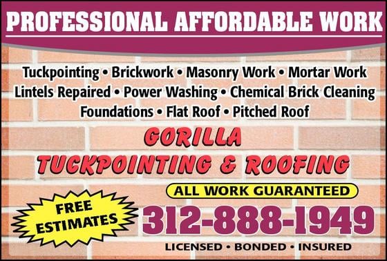 Photo of Gorilla Tuckpointing & Roofing