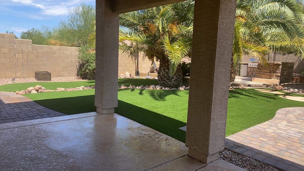 Photo of 5-O Turf Putting Greens and Pavers
