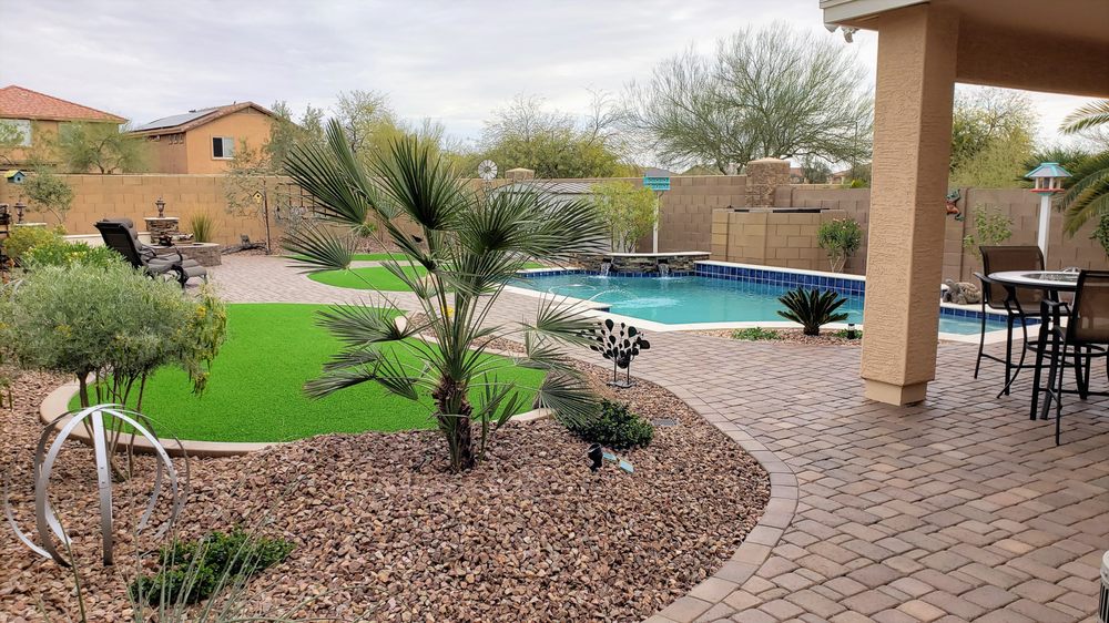 Photo of 5-O Turf Putting Greens and Pavers