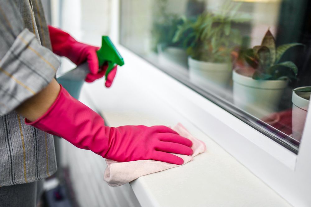 Photo of Mrs. Pearl Cleaning