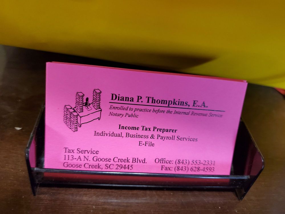 Photo of Diana P Thompkins Tax