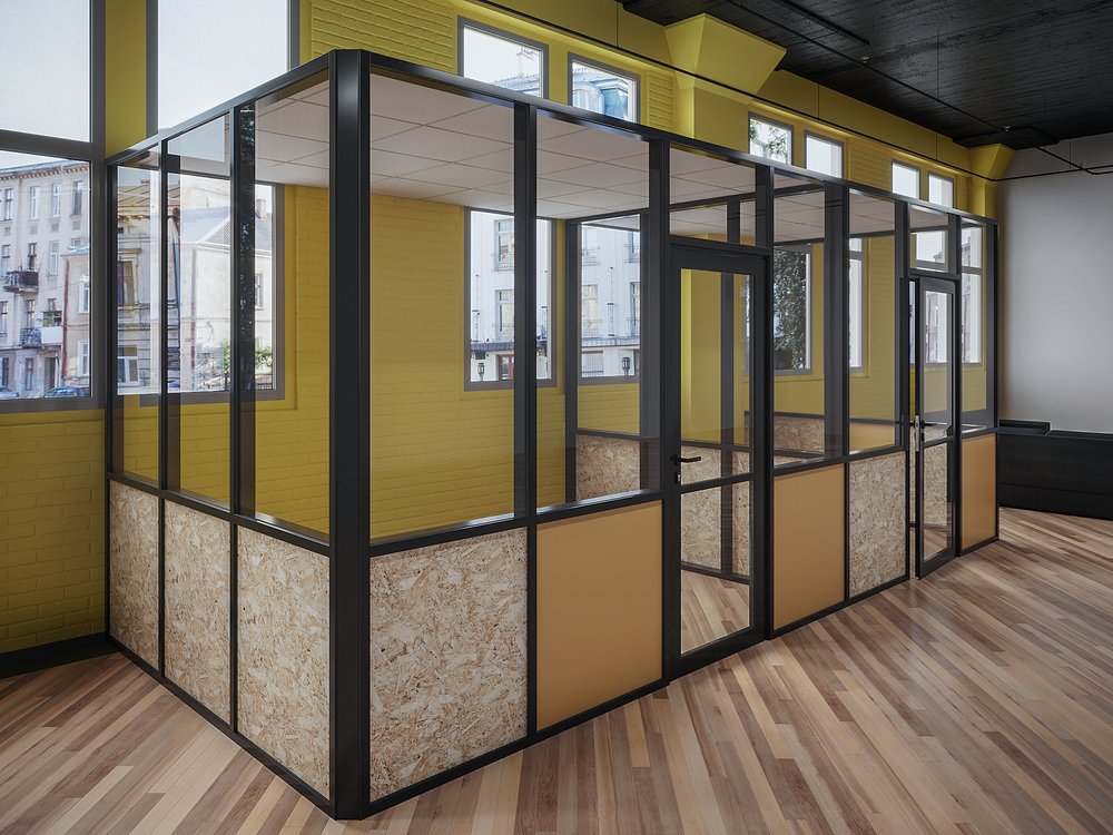 Photo of Commercial Glass Partitions