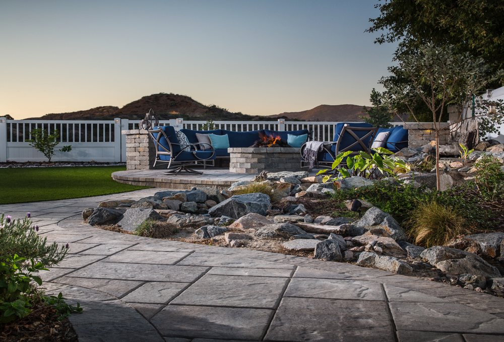 Photo of Black Diamond Paver Stones & Landscape