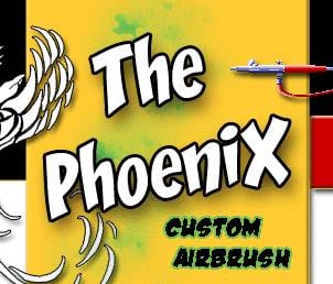 Photo of The Phoenix Custom Airbrush Design