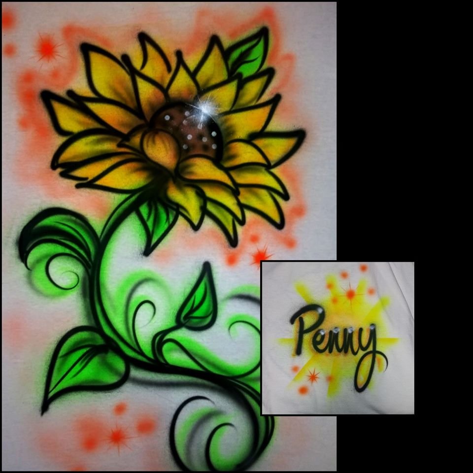 Photo of The Phoenix Custom Airbrush Design