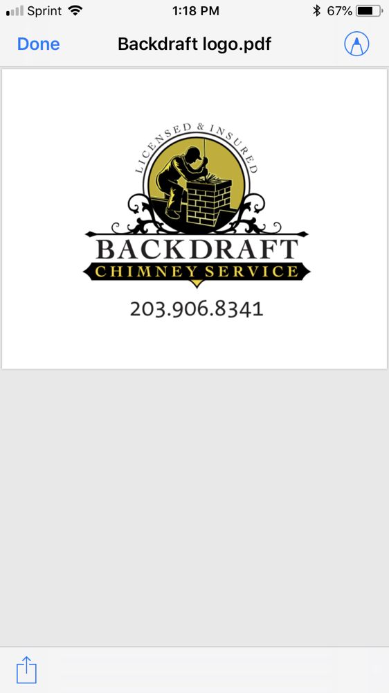 Photo of Backdraft Chimney Service
