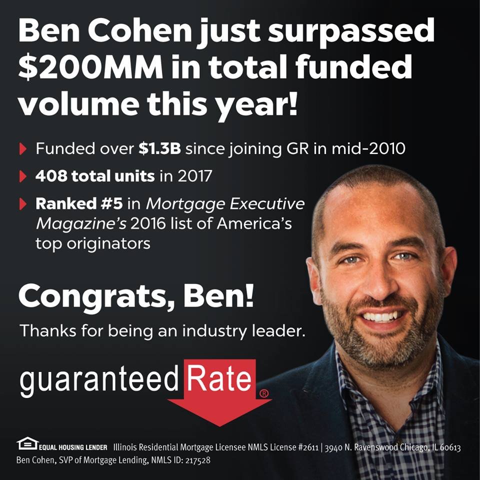 Photo of Ben Cohen at Guaranteed Rate