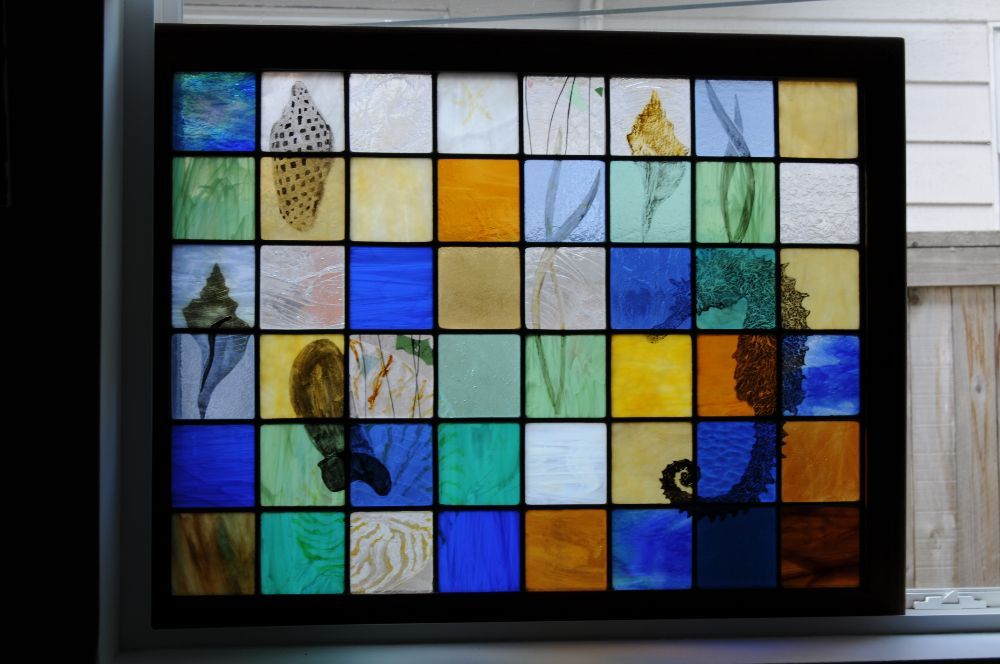 Photo of Custom Stained Glass and Sculpture
