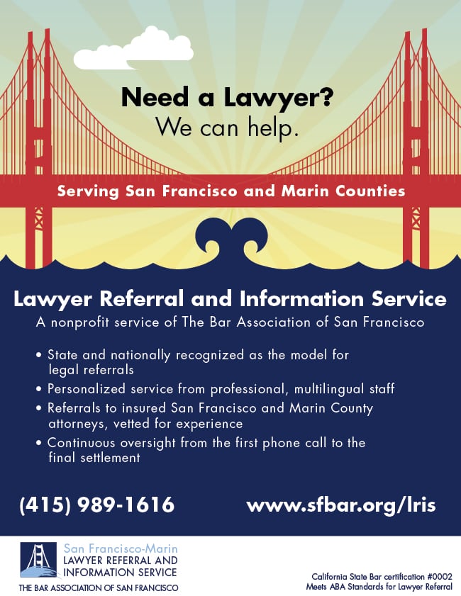 Photo of SF Bar Lawyer Referral Service non-profit Lawyer Referral and Information Service