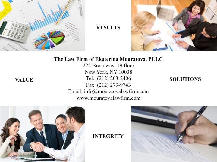 Photo of The Law Firm of Ekaterina Mouratova an experienced New York, NY corporate attorney