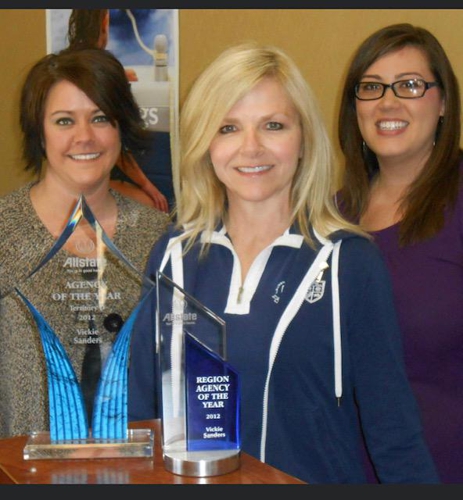 Photo of Vickie Sanders: Allstate Insurance being their trusted Allstate representative