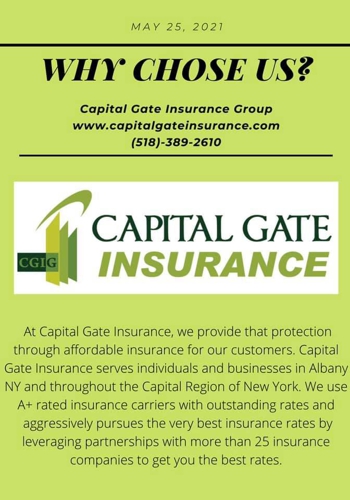 Photo of Capital Gate Insurance Agencies Corp.