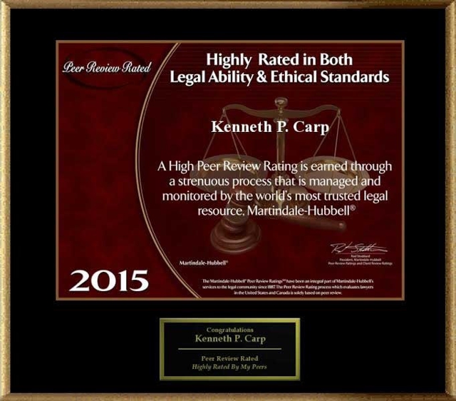 Photo of The Law Offices of Kenneth P. Carp practical and cost-effective legal advice and advocacy