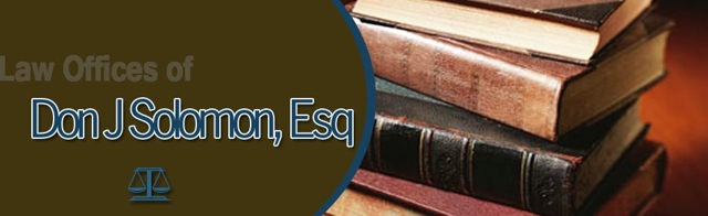 Photo of Don J. Solomon Esquire full-service law office