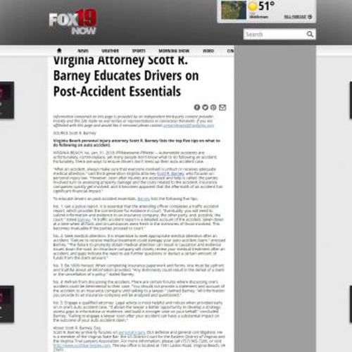 Photo of LAW OFFICE OF SCOTT R BARNEY E A Top Virginia Beach Personal Injury Lawyer