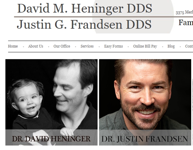 Photo of David M. Heninger, DDS & Justin G. Frandsen, DDS