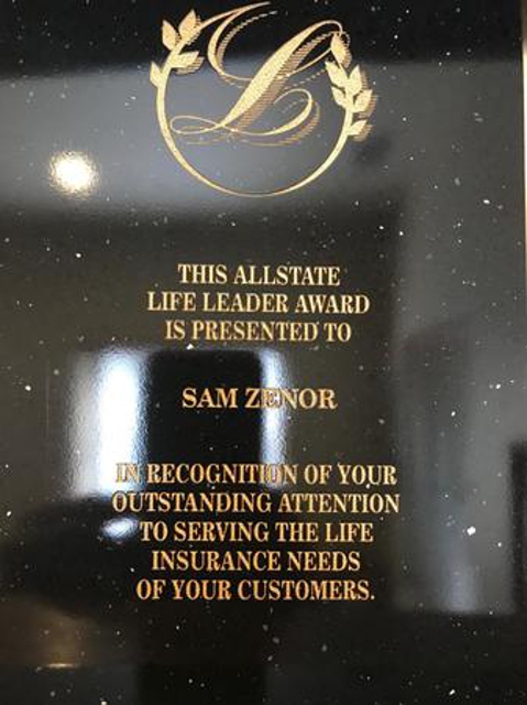 Photo of Sam Zenor: Allstate Insurance an Allstate agent for 34 years