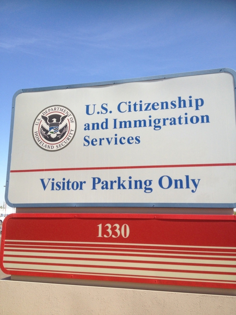 Photo of U.S. Citizenship and Immigration Services a federal agency that provides information and services