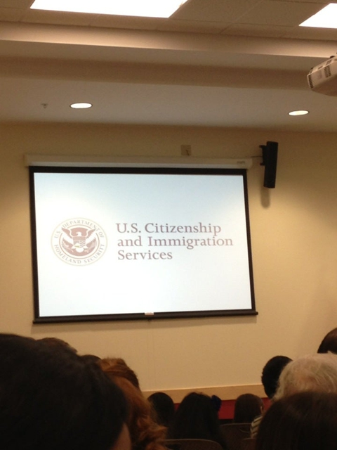 Photo of U.S. Citizenship and Immigration Services a federal agency that provides information and services