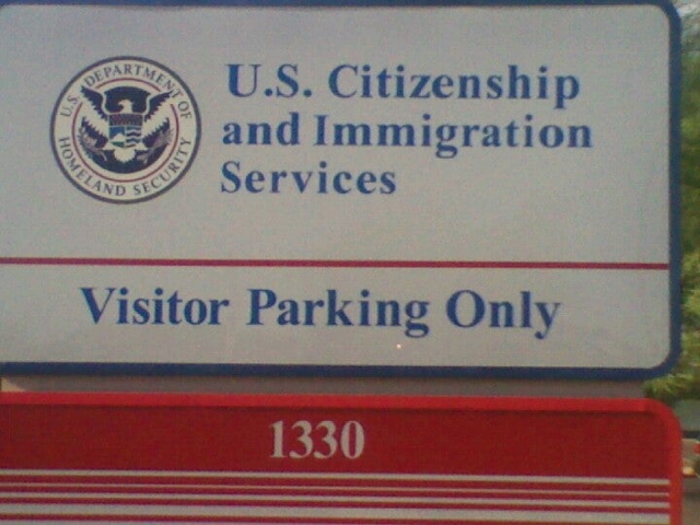 Photo of U.S. Citizenship and Immigration Services a federal agency that provides information and services