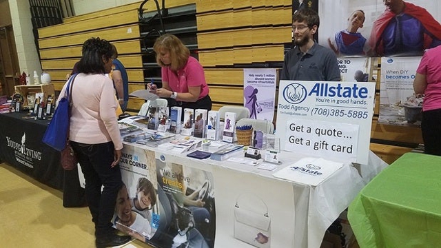 Photo of Tim Todd: Allstate Insurance selling products and servicing clients in 1980s