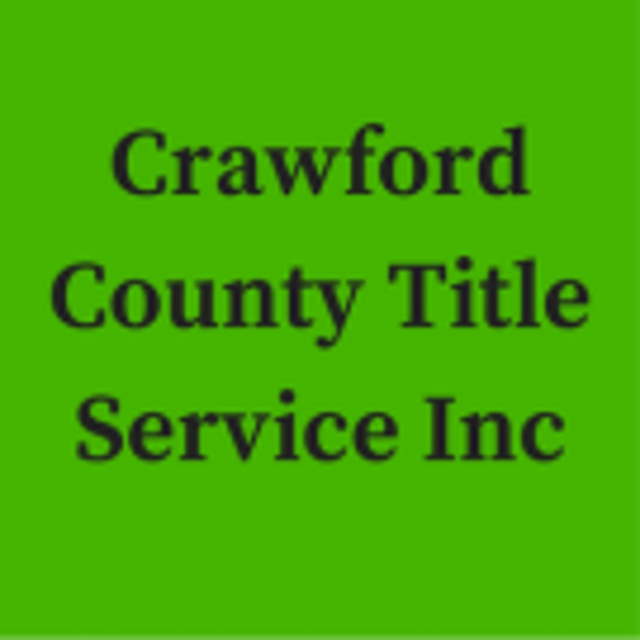 Photo of Crawford County Title Service Inc buying or selling a piece of property