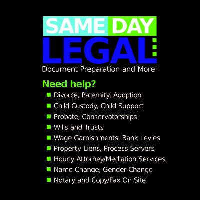 Photo of Same Day Legal