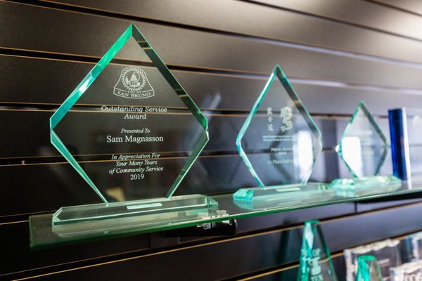 Photo of clearlite trophies