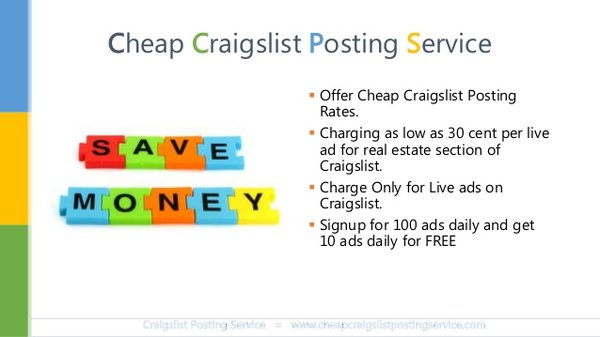 Photo of Craigslist Posting Service