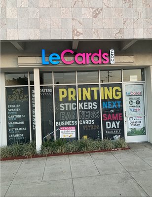 Photo of LeCards Printing