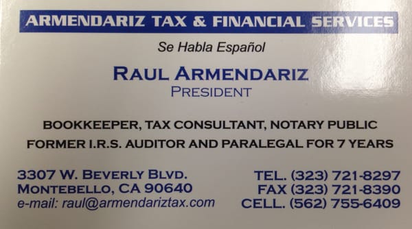 Photo of Armendariz Tax & Financial