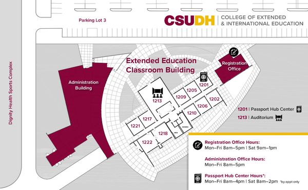 Photo of CSUDH Passport Hub Center