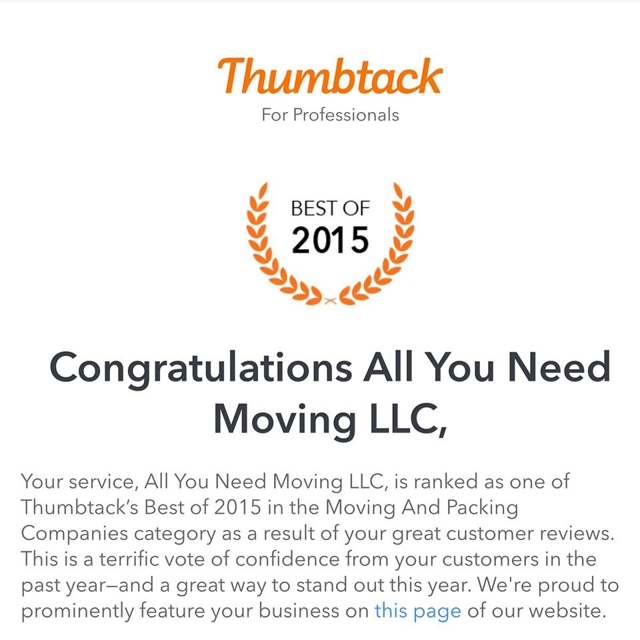 Photo of All You Need Moving