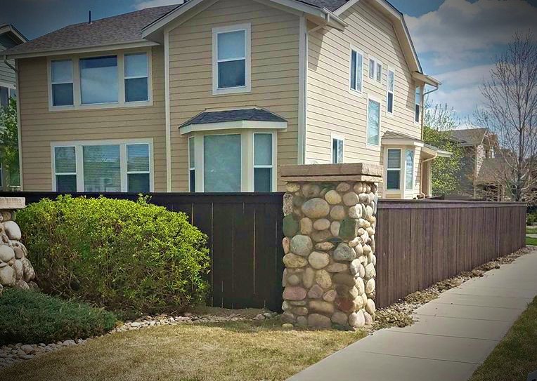 Photo of Timberland Fence, Lawn, and Landscape