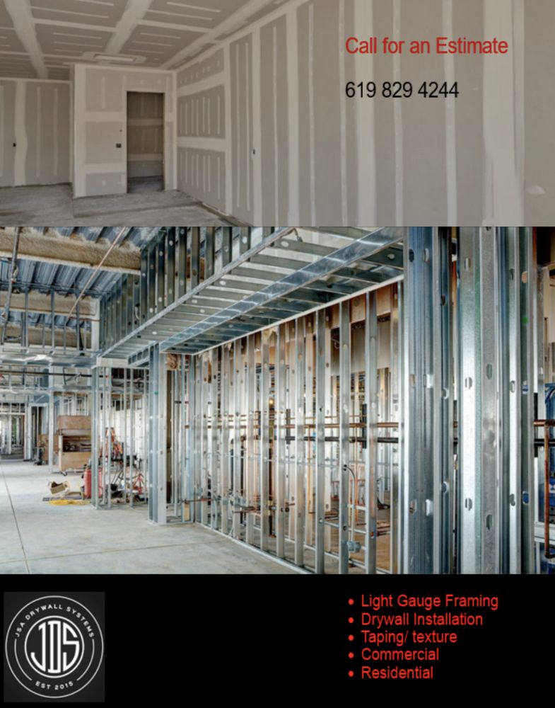 Photo of JSA drywall systems