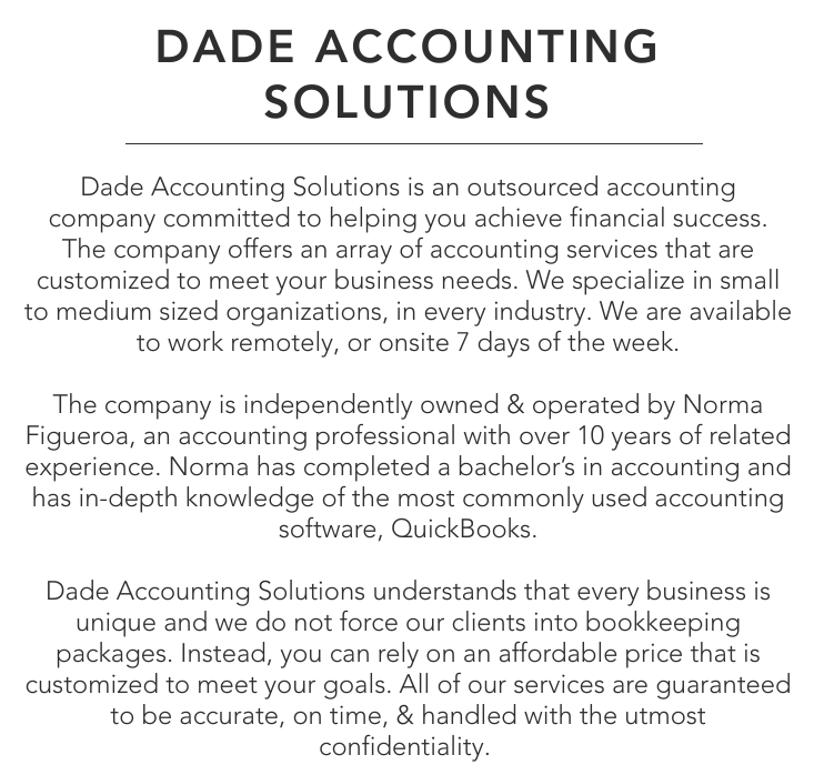 Photo of Dade Accounting Solutions