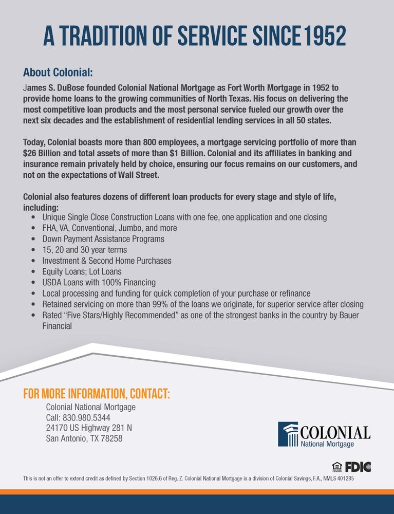 Photo of Colonial National Mortgage - San Antonio