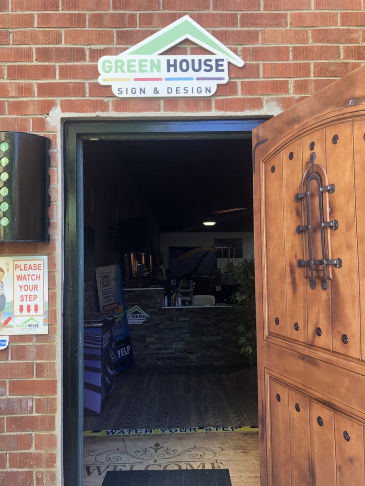 Photo of Green House Sign & Design