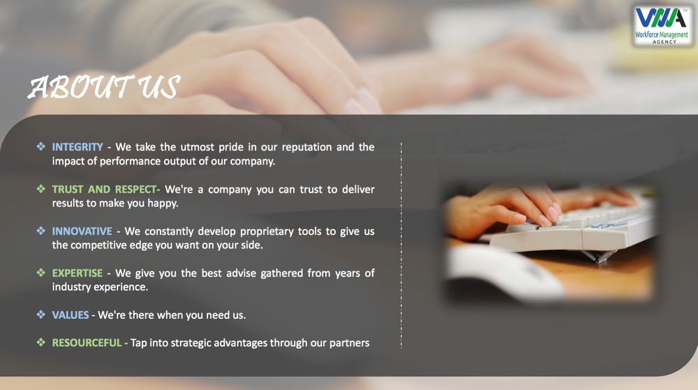 Photo of Workforce Management Agency