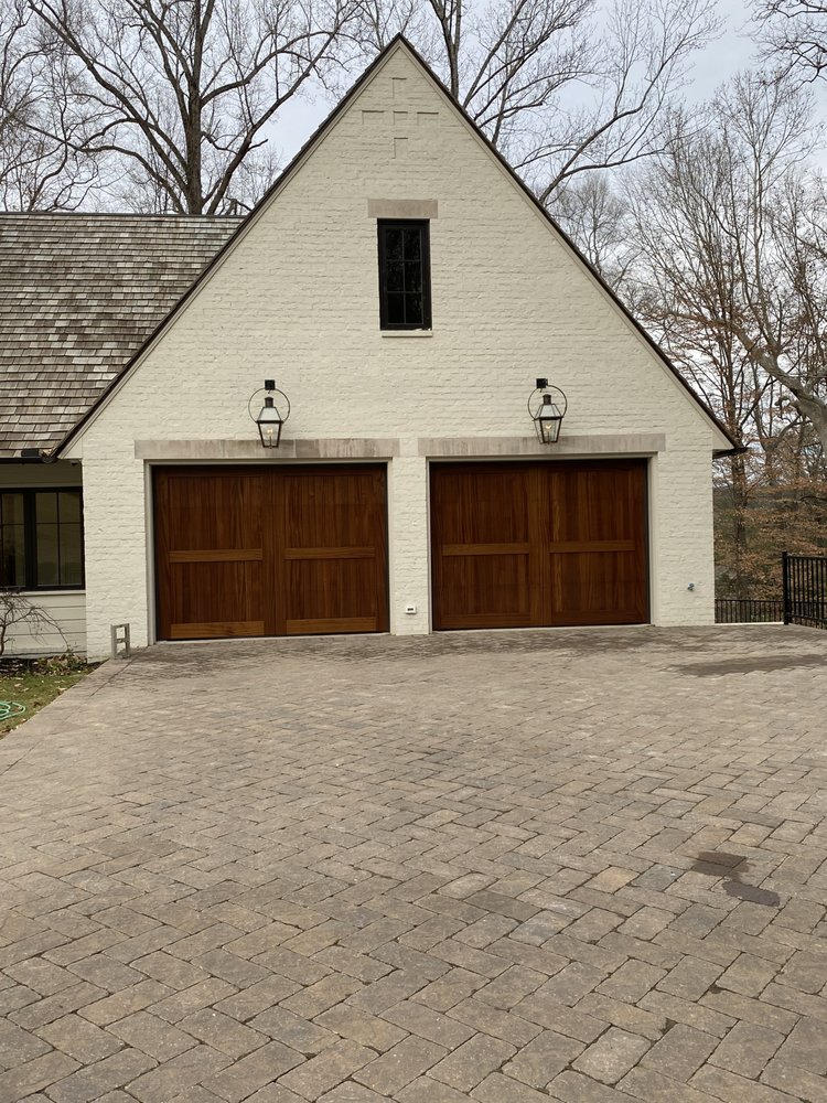Photo of Overhead Door and Fireplace