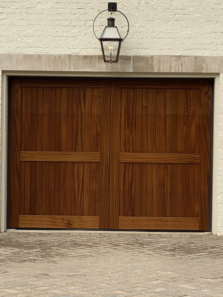 Photo of Overhead Door and Fireplace