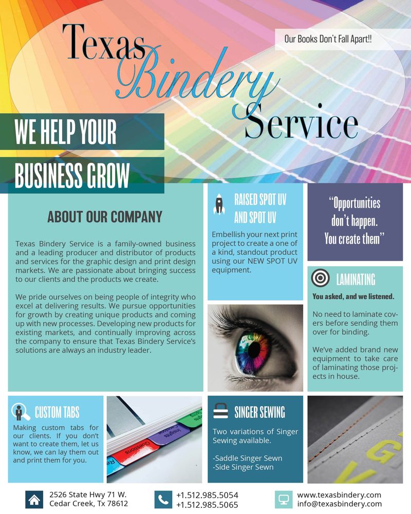 Photo of Texas Bindery Service