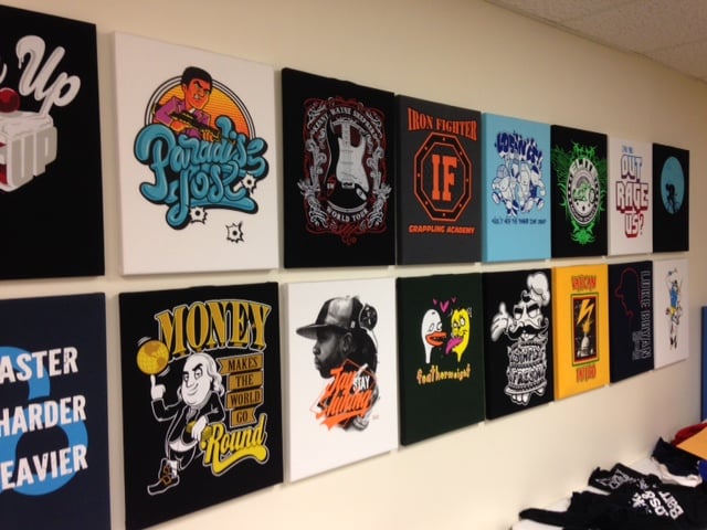Photo of Pylon Press T-shirt Screen Printing